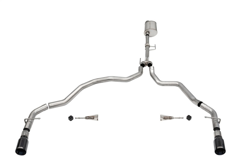 Ford F-150 Performance Exhaust - Dual Rear Exit - CORSA Performance - Sport Cat Back - `21-`25